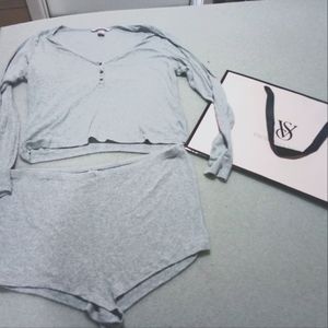 Victoria secret pj set shorts